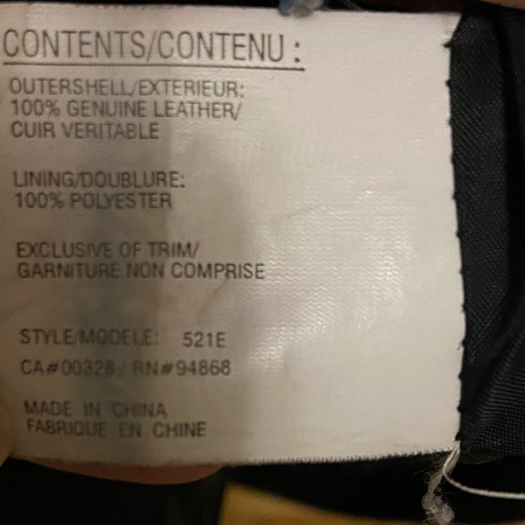 Black Leather Women's Jacket - Picture 6 of 7